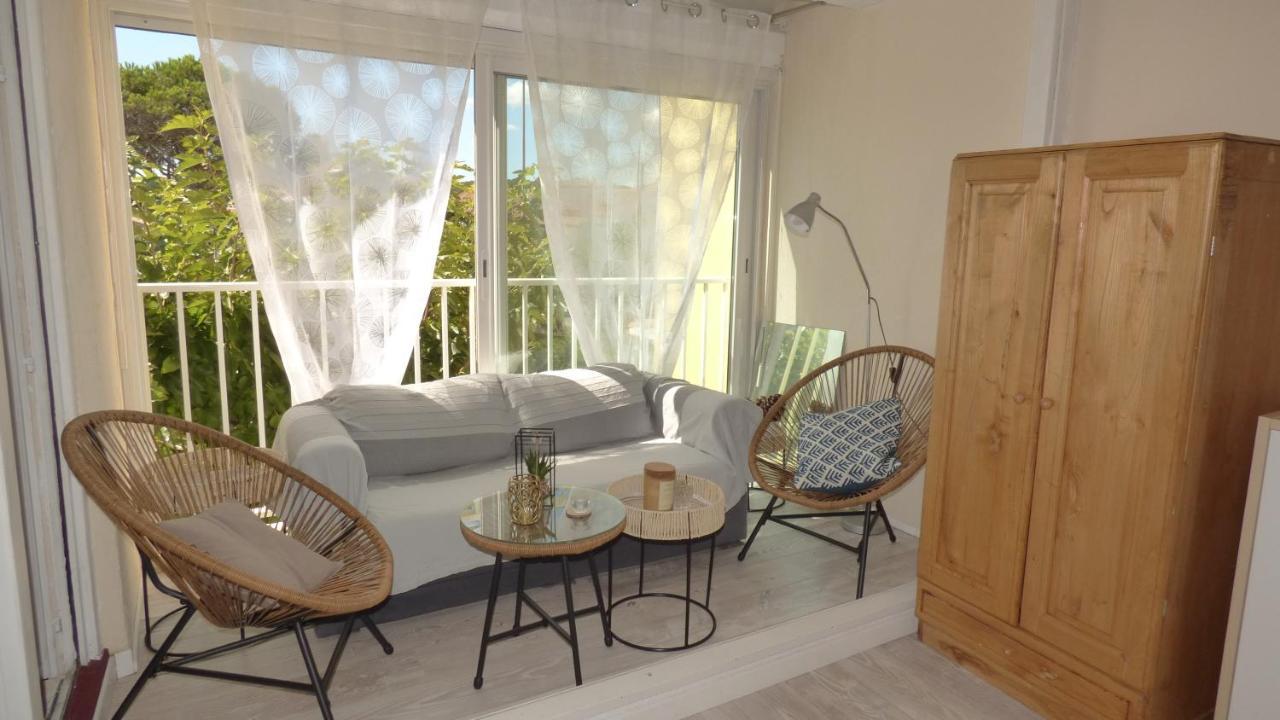 Charmant T2, Cabine, Parking, Les Balcons De La Mediterranee, Narbonne Plage Bagian luar foto